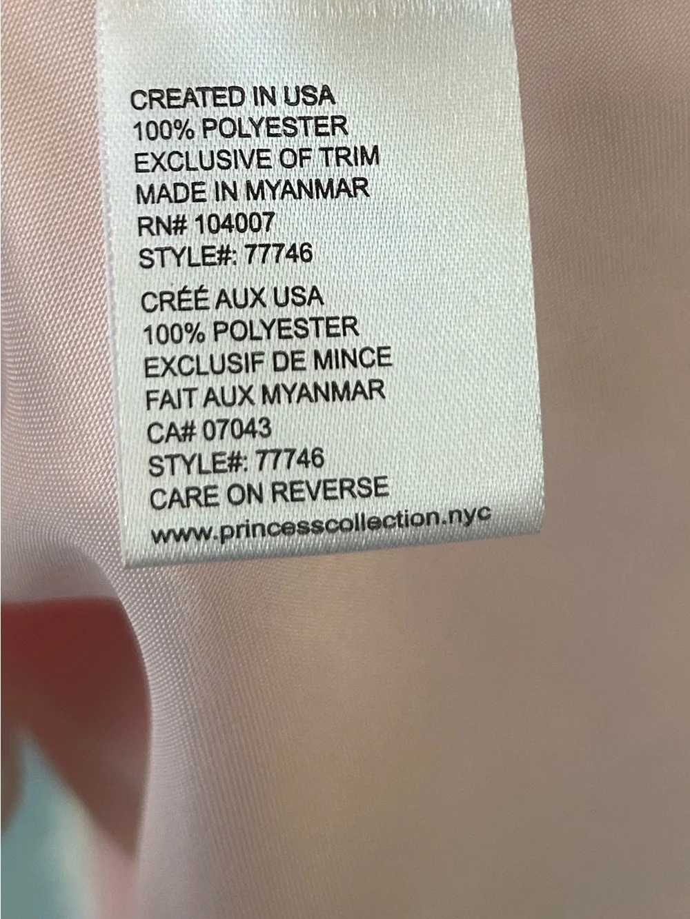 Girl’s American Princess Floral Embroidered Hi-Low Whimsical Dress Size 10